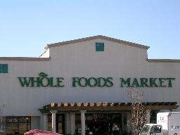 Ingången till Wholefood market