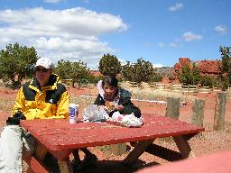 Helt ljuvligt lunchställe vid Jemez Pueblo