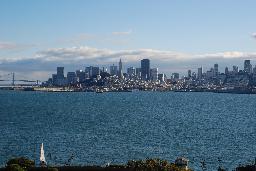San Francisco från Alcatraz.