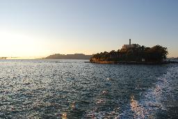 Alcatraz från färjan.