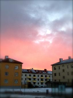 Är man uppe i snorottan får man också chans att se detta. I dag har Göteborg verkligen visat sin fina sida. :-)